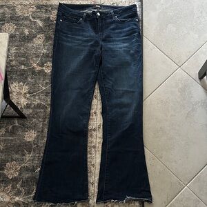 PAIGE Laurel Canyon Dark Denim Jeans